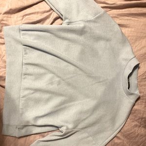 Sky Blue Slightly Cropped Sweater (Worn Once)